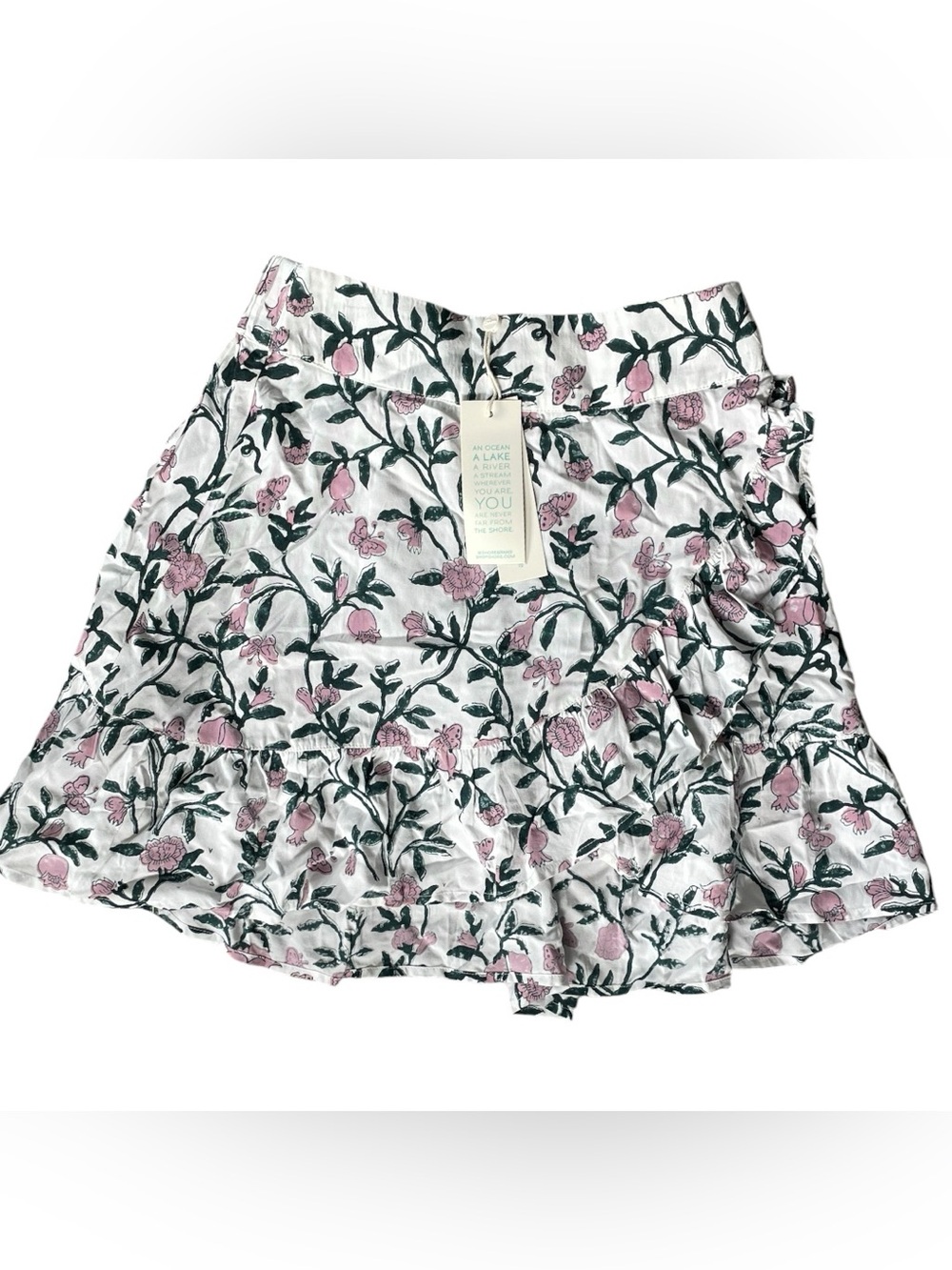 Shore Brand Floral Tiered Ruffle Mini Skirt - NWT